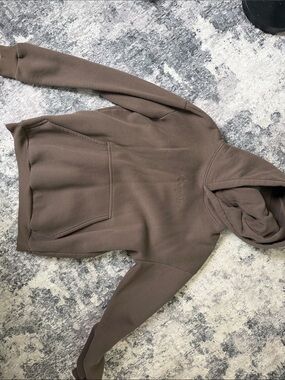 Comft men’s Brown Hooded Sweatshirt